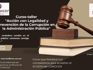 Curso-taller Acción con Legalidad y Prevención de la Corrupción en la Administración Pública