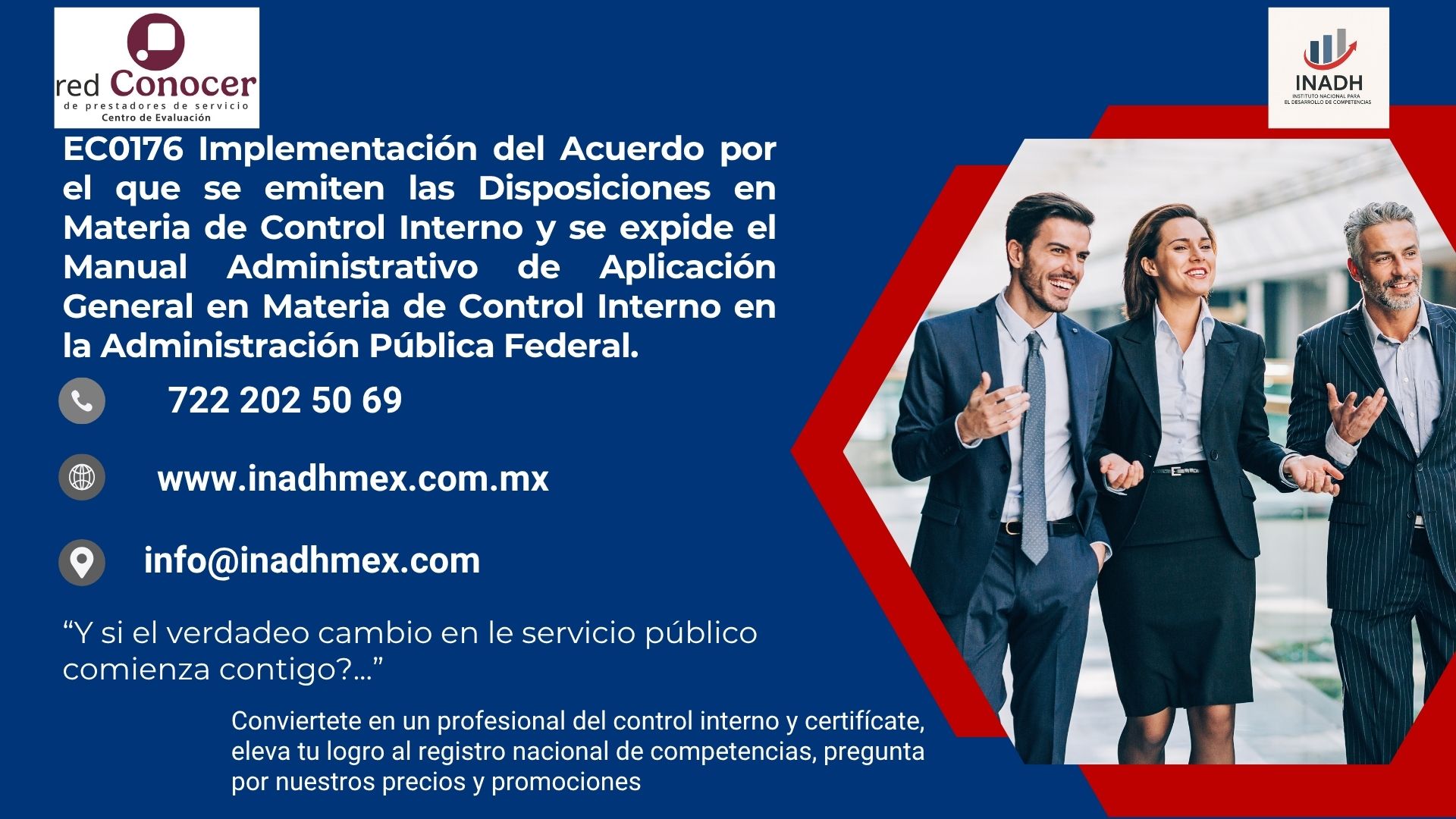 den y control en una oficina